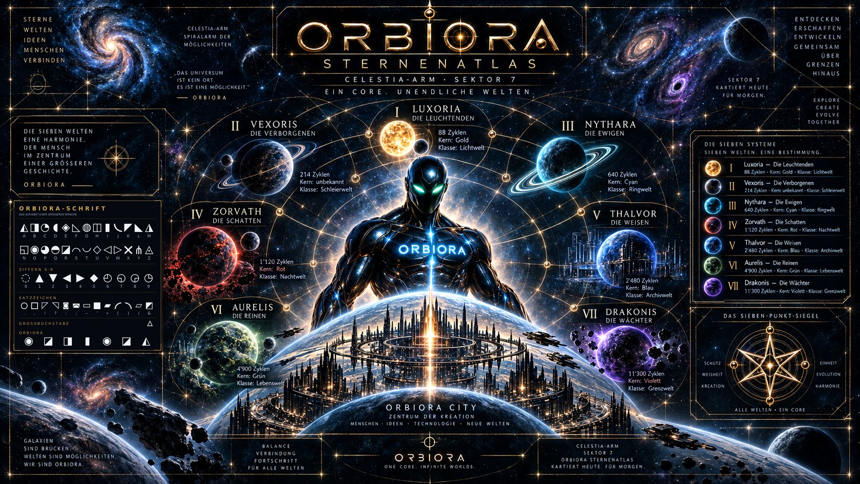 Orbiora Sternenatlas — Celestia-Arm, Sektor 7